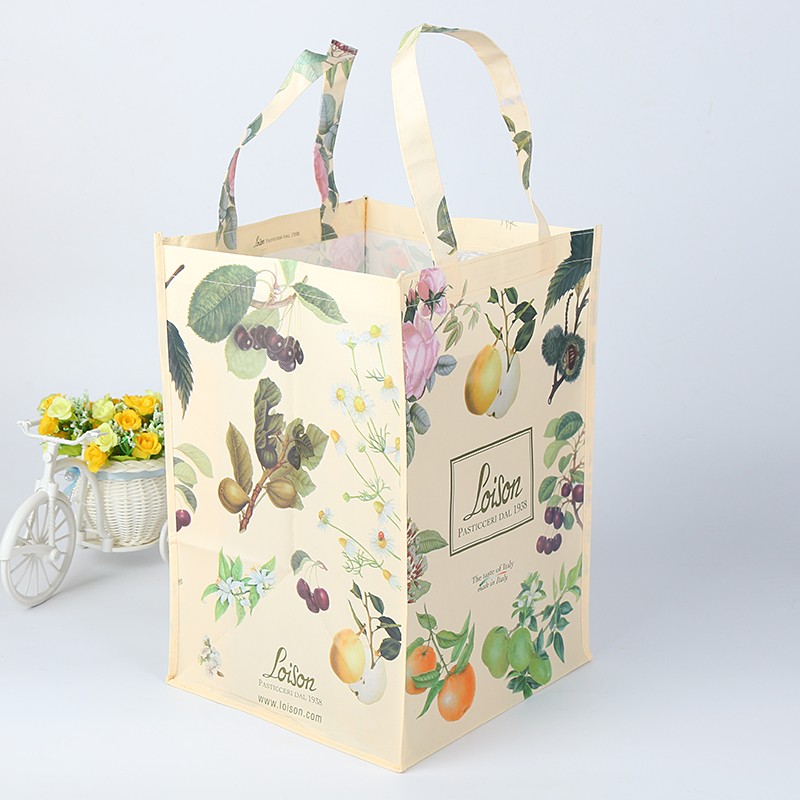 recycled full color laminated nonwoven printed bag