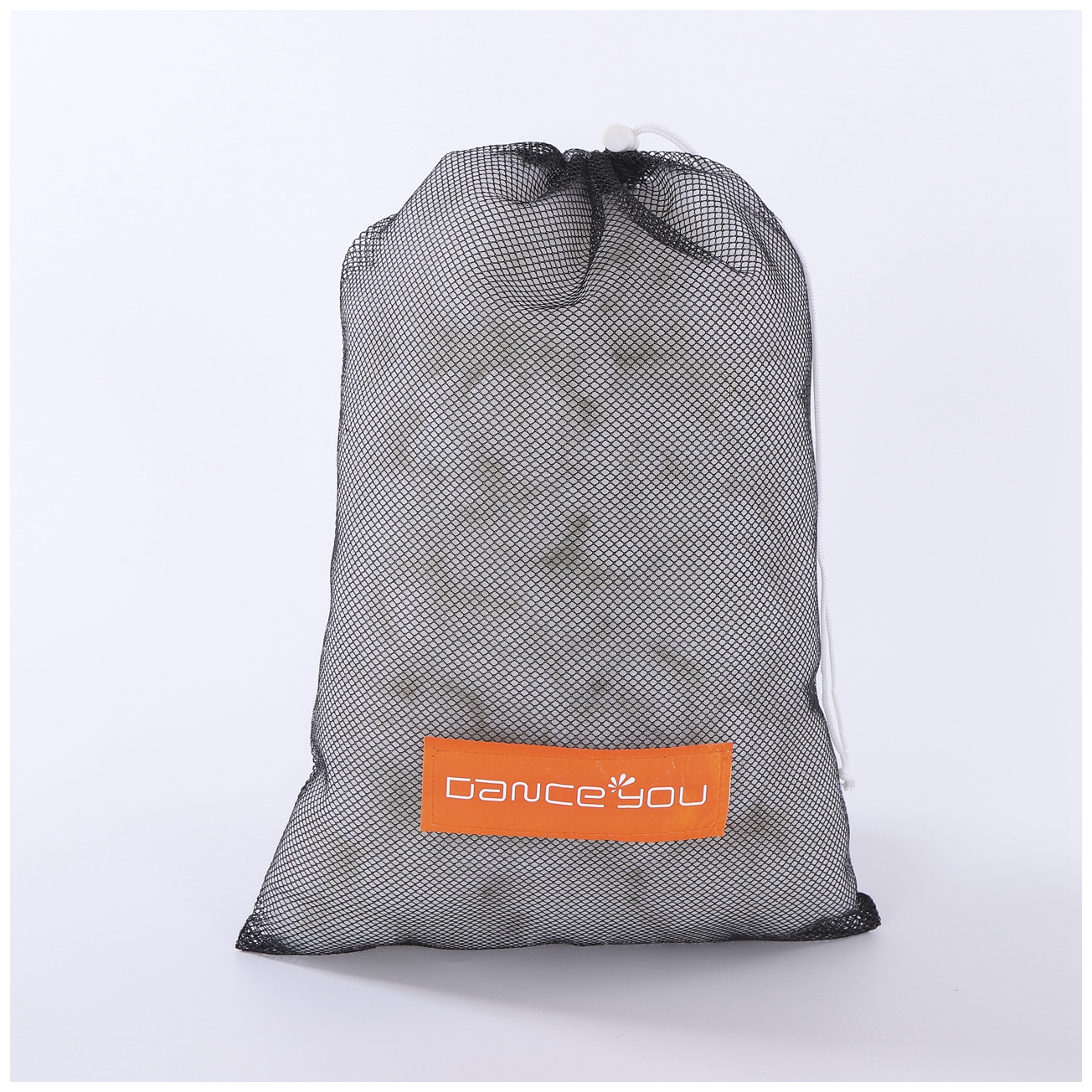 Reusable drawstring mesh bag 